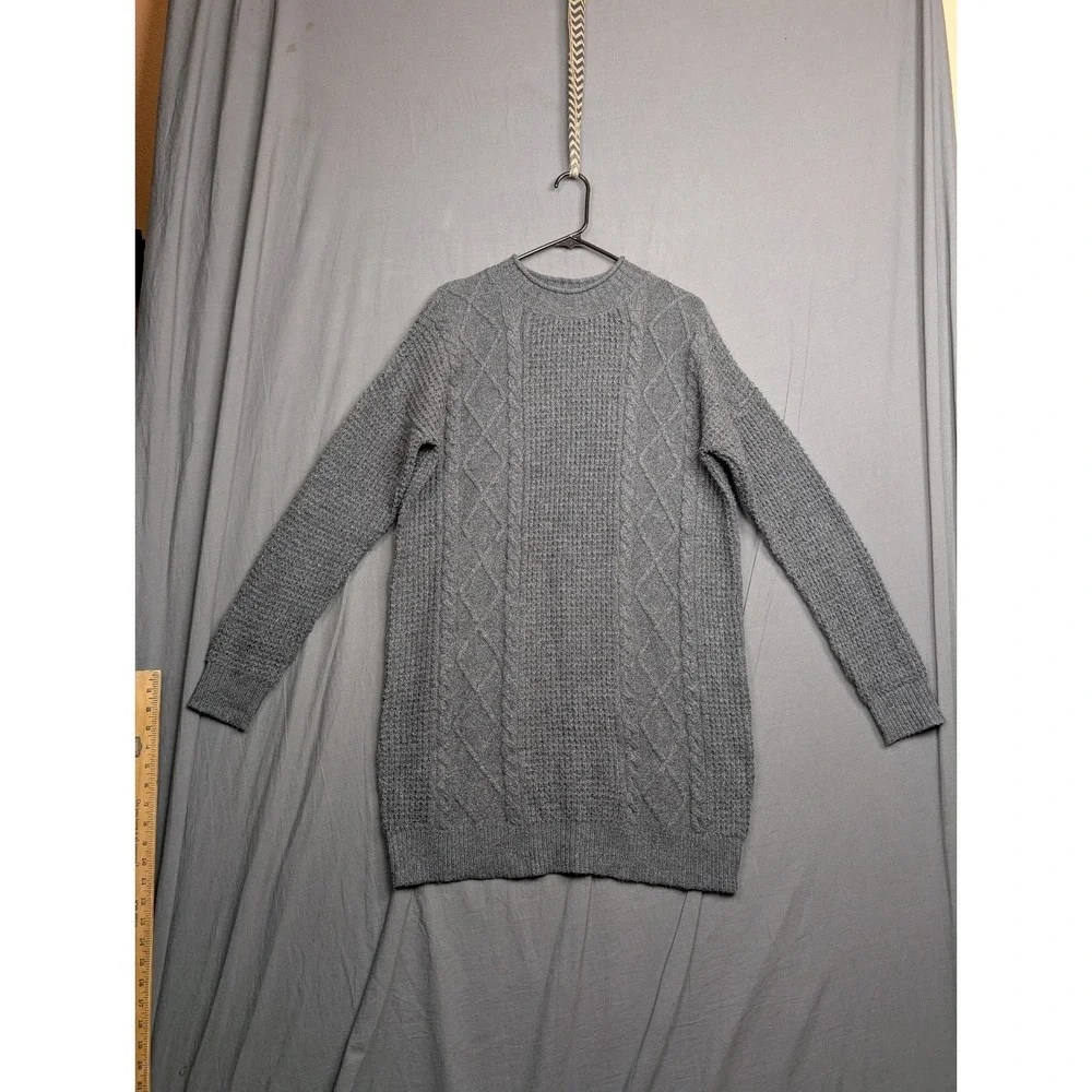 Nordstrom Women's Sweater Dress Gray Medium Charcoal Heather
